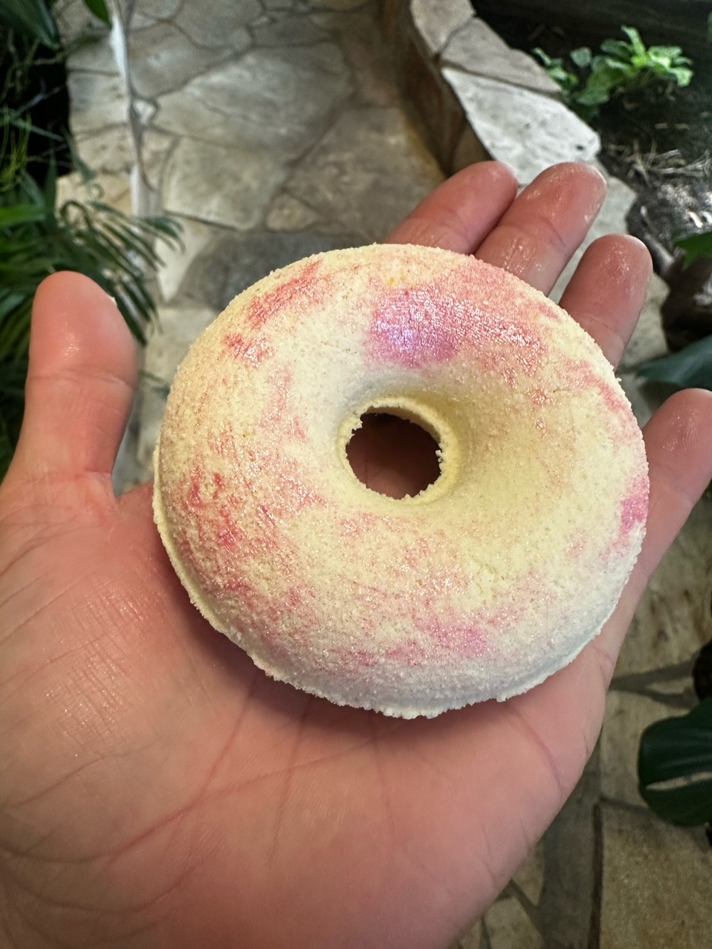 CITRUS GARDEN Handmade donut bath bomb!